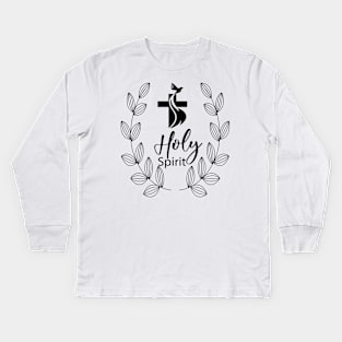 holy spirit Kids Long Sleeve T-Shirt